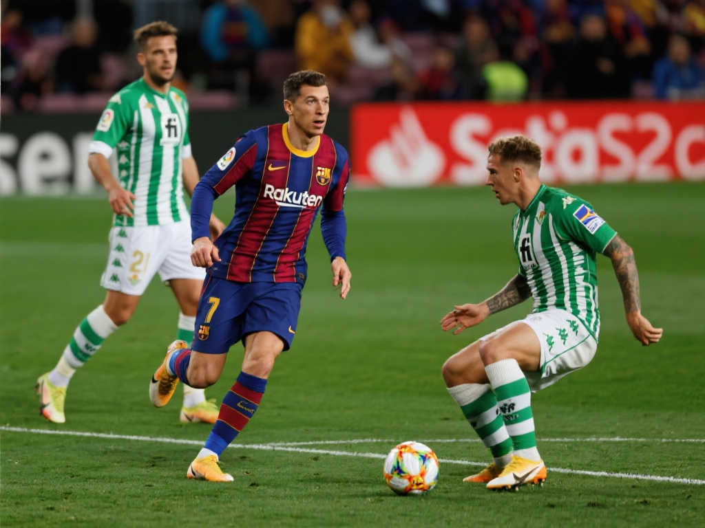 【西甲】莱万进球德容失误送点，巴萨2-2憾平贝蒂斯